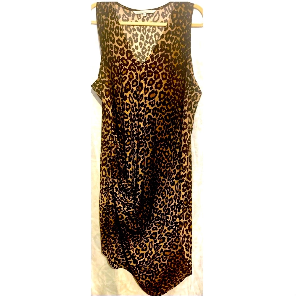 Rachel Roy Curvy Collections Leopard Print Dress woman’s size 1X